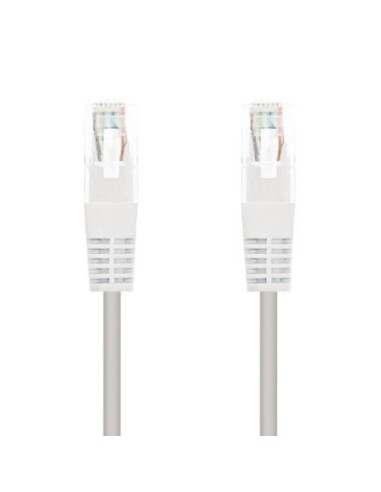 Cable de Red RJ45 UTP Nanocable 10.20.0102-W Cat.5e/ 2m/ Blanco