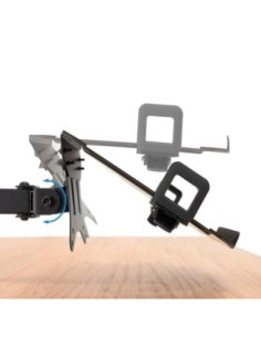 Tooq DB1202TN-B Soporte mesa 2 pantallas+ portatil 2