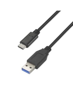 Aisens Cable USB 3'1 Gen2 10G3A C/M-A/M Negro 1'5M
