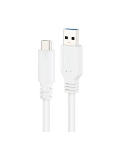 Nanocable Cable USB 3'1 Gen2 USB-C/A 2 M Blanco