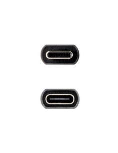Nanocable Cable USB 3'2 Gen2 USB-C M/H 1'5 M Negro 2