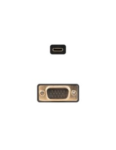 Nanocable Cable Conversor USB-C/M a VGA/M 1'8 M 2