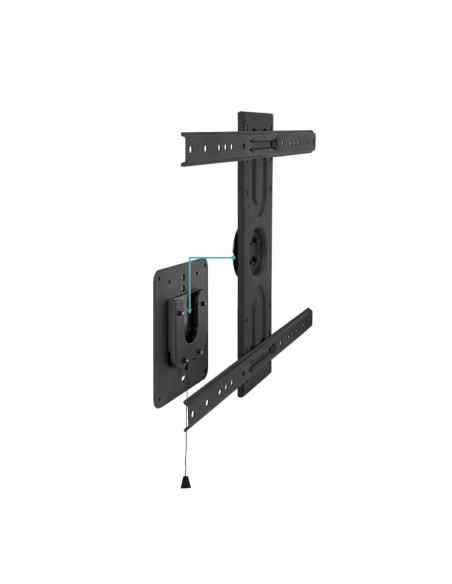 Tooq LP3780F-R Soporte pared rotación 360 Negro