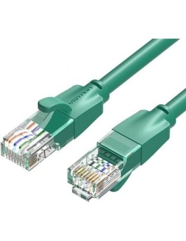 Cable de Red RJ45 UTP Vention IBEGH Cat.6/ 2m/ Verde