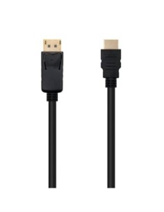 Nanocable Cable Conversor DP a HDMI 2 M Negro