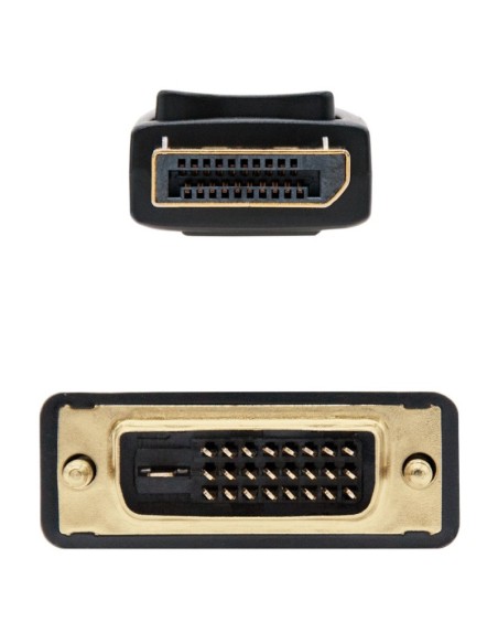 Nanocable Cable Conversor DP a DVI  2 M Negro