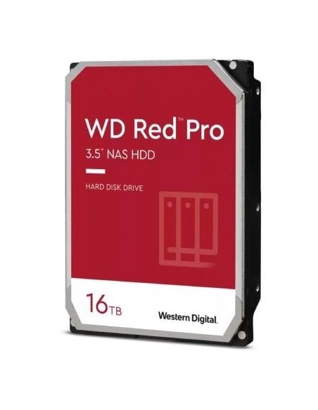 Disco Duro Western Digital WD Red Pro NAS 16TB/ 3.5'/ SATA III/ 512MB