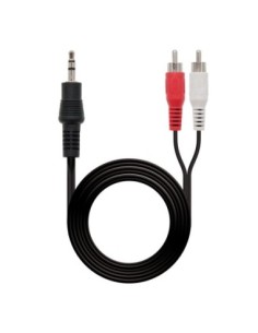 Nanocable Cable Audio Jack 3.5/M-2xRCA/M. 3 M