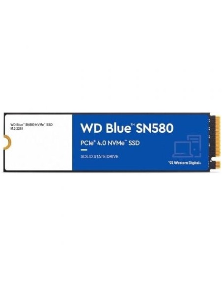 Disco SSD Western Digital WD Blue SN580 1TB/ M.2 2280 PCIe/ Full Capacity