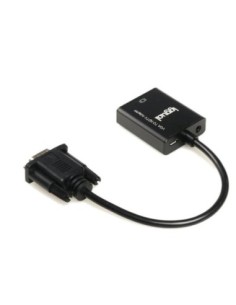 iggual Adaptador VGA a HDMI + audio + microUSB 2