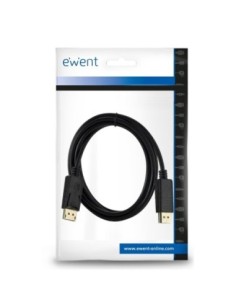 Ewent Cable Displayport 4k @ 60hZ. A/A AWG28. 2mt 2