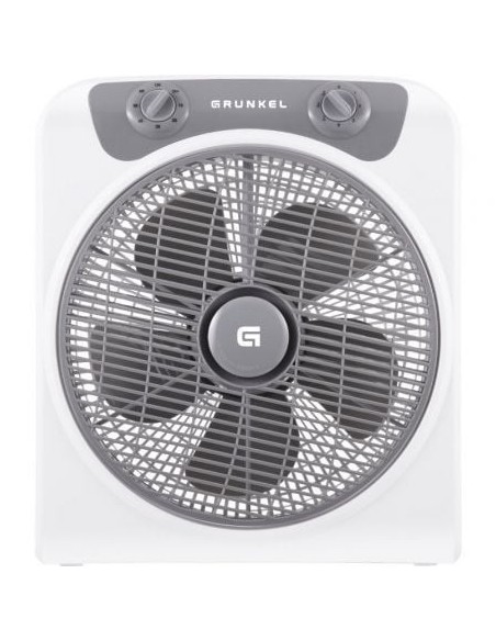 Ventilador de Suelo Grunkel Box Fan/ 45W/ 5 Aspas 30cm/ 3 Velocidades