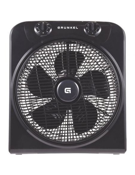 Ventilador de Suelo Grunkel Box Fan NG/ 45W/ 5 Aspas 30cm/ 3 Velocidades