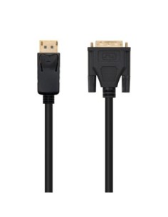 Nanocable Cable Conversor DP a DVI 1 M Negro 2