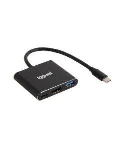 iggual Hub tipo C 3 en 1 HDMI USB30 PD100W