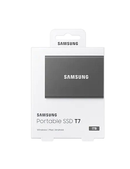 Samsung T7 SSD Externo 1TB NVMe USB 3'2  Gris