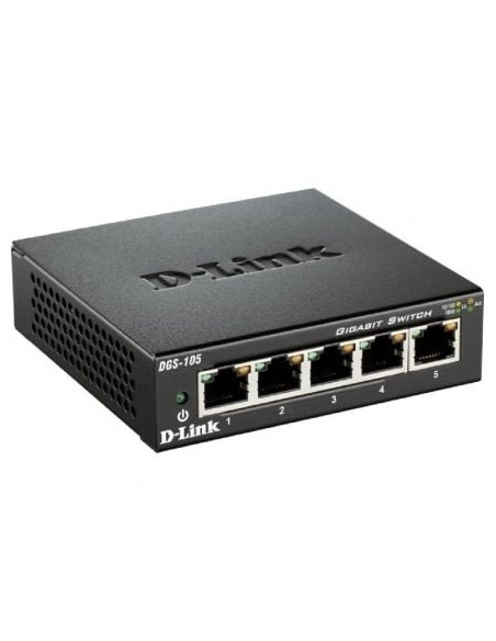 Switch D-Link DGS-105 5 Puertos/ RJ-45 10/100/1000