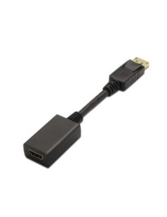 Aisens Conversor DISPLAYPORT/M-HDMI A/H negro 15cm 2