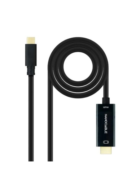Nanocable Conversor USB-C a HDMI 1.4 4K@30HZ 1.8 m