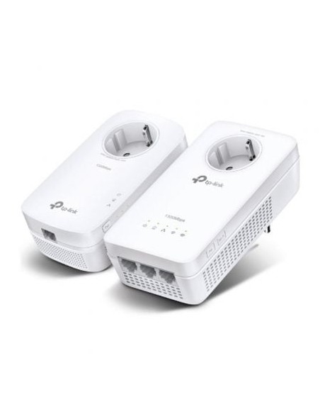 Adaptador Powerline TP-Link AV1300 1300Mbps/ Alcance 300m/ Pack de 2