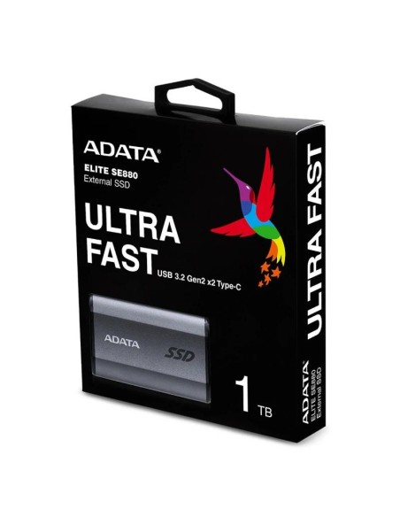 ADATA Elite SE880 SSD Externo 1TB USB 3'2 Gray