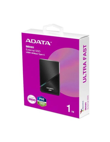 ADATA SE920 SSD Externo 1TB USB4  Negro