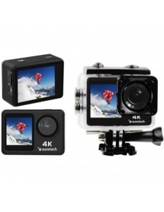 Cámara Digital Deportiva Sunstech Adventure 4K/ 16MP/ Ángulo de visión 170º/ Negra