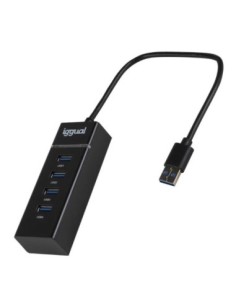 iggual Hub USB-A 30 x 4 puertos USB-A 30