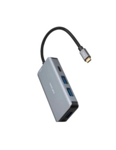 Nanocable Hub USB-C 3xUSB30+USB-C+USB-C PD 15cm