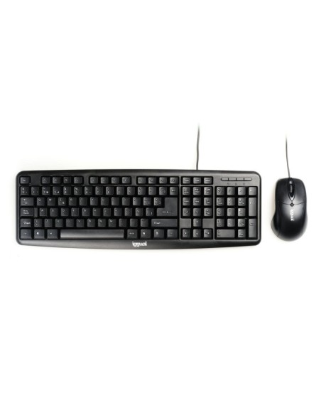 iggual Kit teclado y ratón COM-CK-BASIC negro