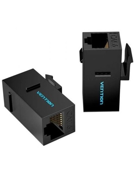 Adaptador Conector RJ45 IPGB0-5 Cat6 UTP/ RJ45 Hembra - RJ45 Hembra/ 5 uds/ Negro