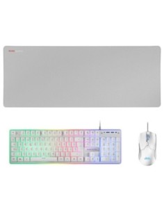 Mars Gaming Combo MCPX GAMING 3IN1 RGB BLANCO