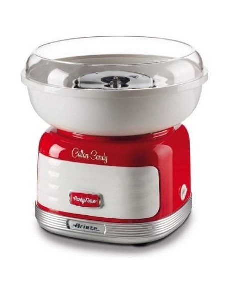 Máquina de Algodón de azúcar Ariete Cotton Candy/ 500W/ Roja
