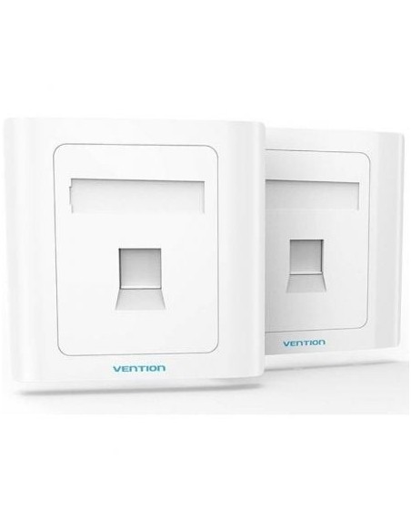 Placa de Pared Tipo 86 Vention IFAW0/ 1 Puerto RJ45