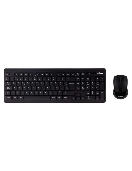 Nilox Teclado+raton NXKMWE0001 inalambrico Negro