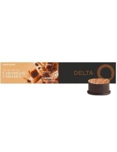 Cápsula Delta Caramelo para cafeteras Delta/ Caja de 10