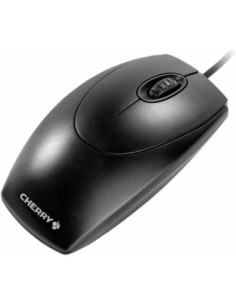 Cherry Ratón óptico Negro PS/2-USB