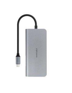 Nanocable Hub 8en1 USB-A+HDMI+USB-C PD+RJ45+TF+SD 2