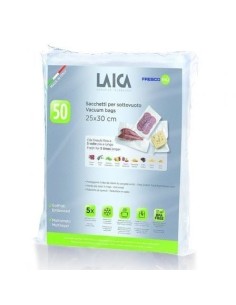 Bolsa para envasar al vacío Laica VT3510/ 25 x 30cm/ 50 bolsas