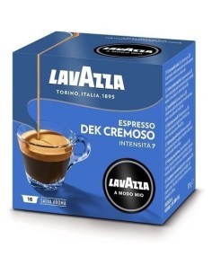 Cápsula Lavazza Cremosamente Dek para cafeteras A Modo Mio/ Caja 16