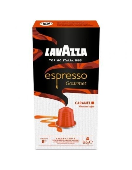 Cápsula Lavazza Espresso Gourmet Caramel para cafeteras Nespresso/ Caja de 10