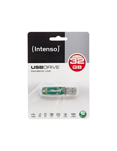 Intenso 3502480 Lápiz USB 2'0 Rainbow 32GB Transp