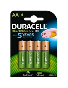 Duracell Pila Recargable HR6 AA 2500mAh Blister*4