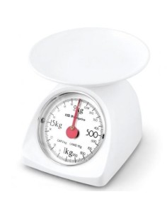 Báscula de Cocina Orbegozo PC 1015/ hasta 2kg/ Blanca