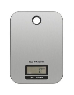 Báscula de Cocina Electrónica Orbegozo PC 1019/ hasta 5kg/ Plata
