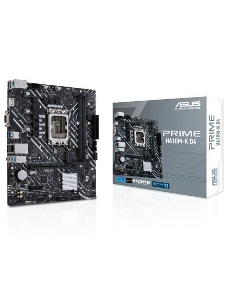 Placa Base Asus Prime H610M-K D4/ Socket 1700/ Micro ATX