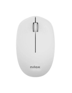 Nilox Ratón Wireless, 1000 DPI, 3 botones, Gris
