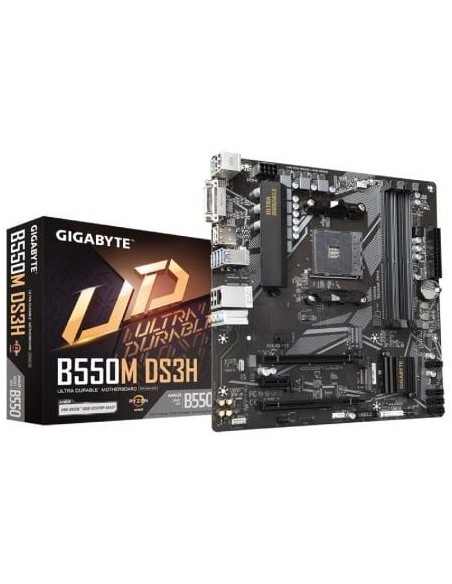 Placa Base Gigabyte B550M DS3H Socket AM4/ Micro ATX