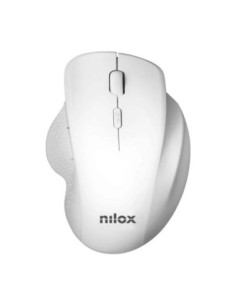 Nilox Ratón Wireless 3200 DPI, 24G, Blanco