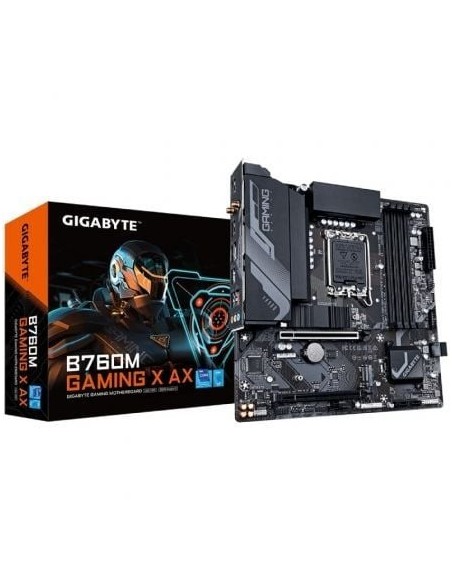 Placa Base Gigabyte B760M GAMING X AX Socket 1700/ Micro ATX